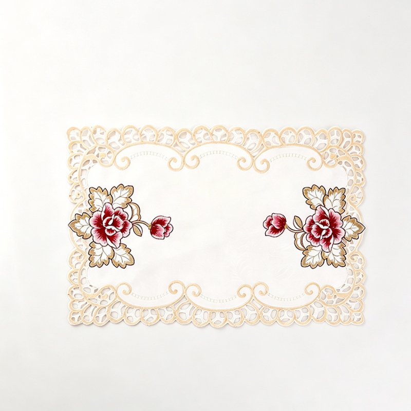 CouldNook Floral Lace Drink Coaster - Warm Table Accent