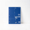 CouldNook Tear-Off Lecture Notebook - Three Punched Holes and Ruled Sheets