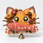 CouldNook Pod Doll Hanging Decoration - Character Faces And Layered Trims