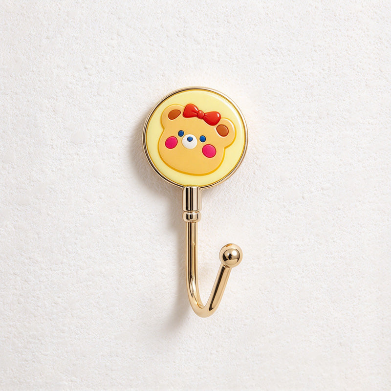 CouldNook Decorative Tabletop Bag Hook - Round Top and Curved Arm