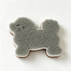 CloudNook 4PCS Dog‑Shaped Dish Sponge‑Cute Kitchen Cleaning Scrub