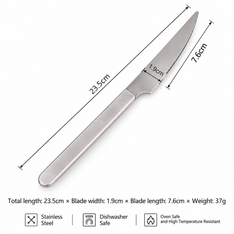 Swirl Handle Flatware - Slim Grips and Reflective Heads