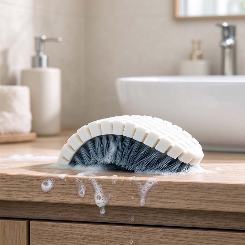 CouldNook Flexible Cleaning Brush - Bendable Back and Oval Shape
