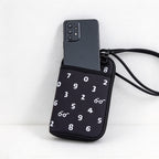 CouldNook Number Print Crossbody Pouch - Cord Strap