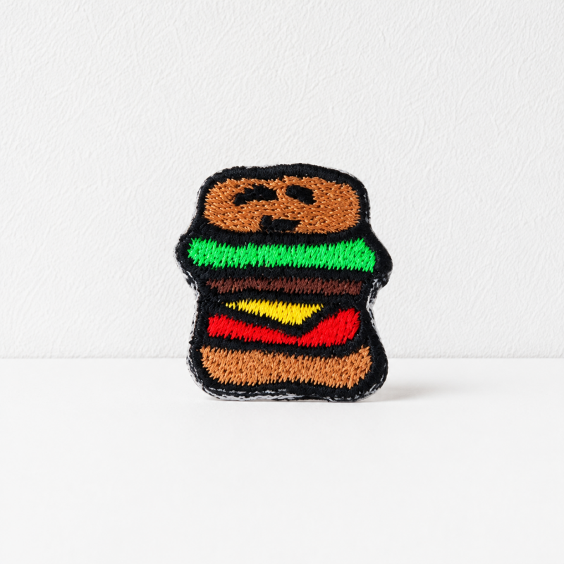 CouldNook Food Embroidered Patch - Bread Sushi and Drink Designs