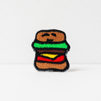 CouldNook Food Embroidered Patch - Bread Sushi and Drink Designs