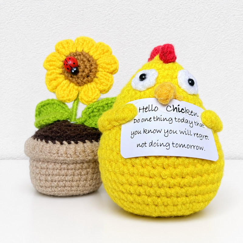 CouldNook Sunflower Gift Box Set - Paired Message Figure