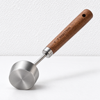 Coffee Measuring Scoop - Straight Cup and Walnut Handle