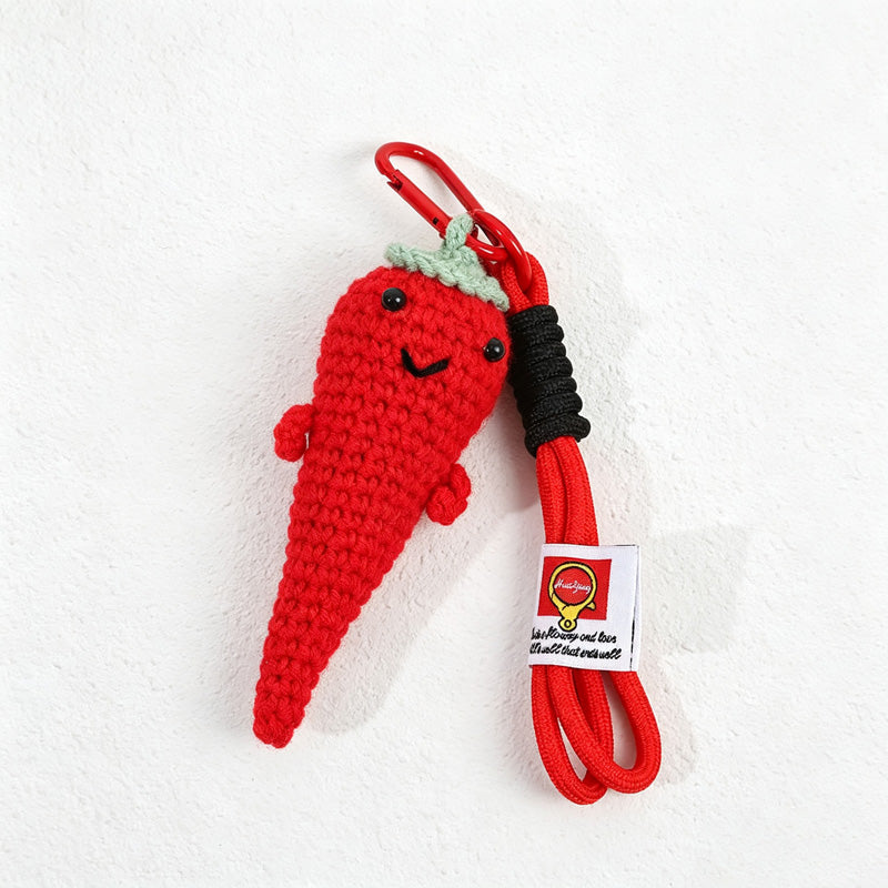 CouldNook Yarn Produce Keychain - Eight Vegetable Character Designs
