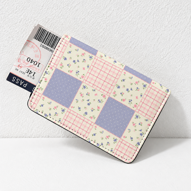 CouldNook Patterned Passport Cover - Floral Prints and Bow Details for Travel