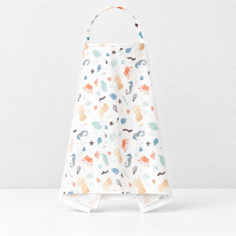 CouldNook Mesh-Panel Nursing Cover - Fourteen Printed Designs Collection