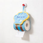 CouldNook Sea Creature Hanging Tissue Holder - Plush Topper and Striped Body