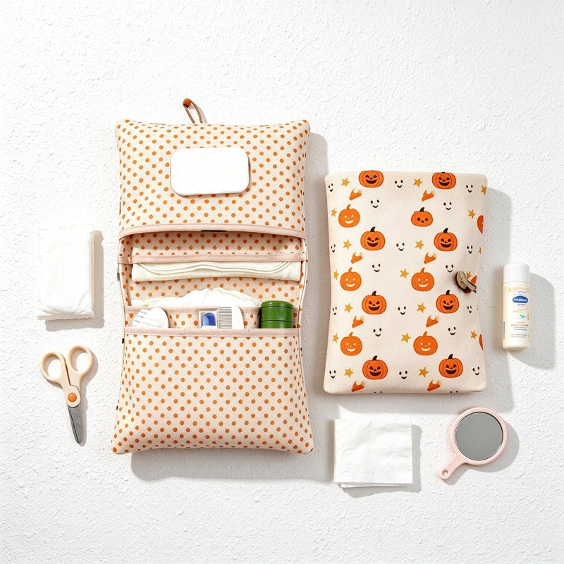 Foldable Cotton Diaper and Wipes Organizer