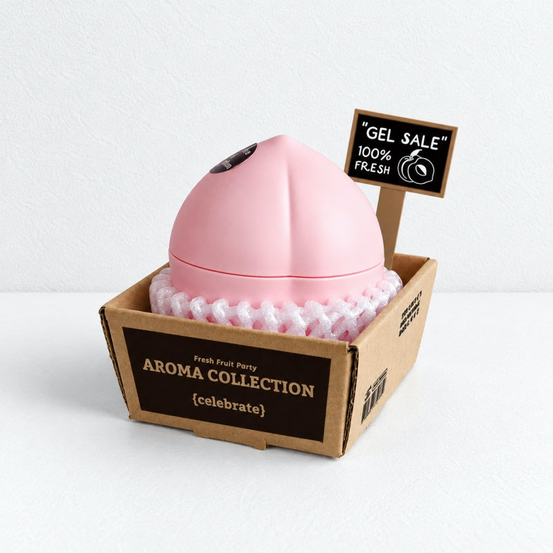 CouldNook Peach Gel Air Freshener - Soft Pink Silhouette
