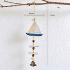 CouldNook Coastal Bell Hanging - Beads and Cutouts