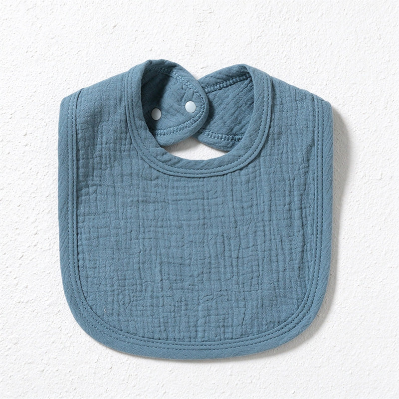 Four-Layer Cotton Gauze Bib with Bound Edges