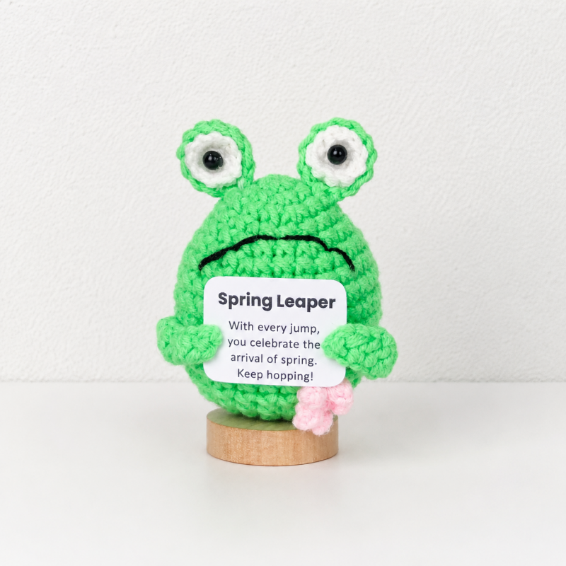 CouldNook Assorted Animal Message Figure - Wooden Display Base