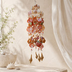CouldNook Shell Wind Chime Ornament - Layered Coastal Strands