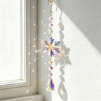 CouldNook Snowflake Suncatcher - Beaded Strand And Shaped Pendant Options