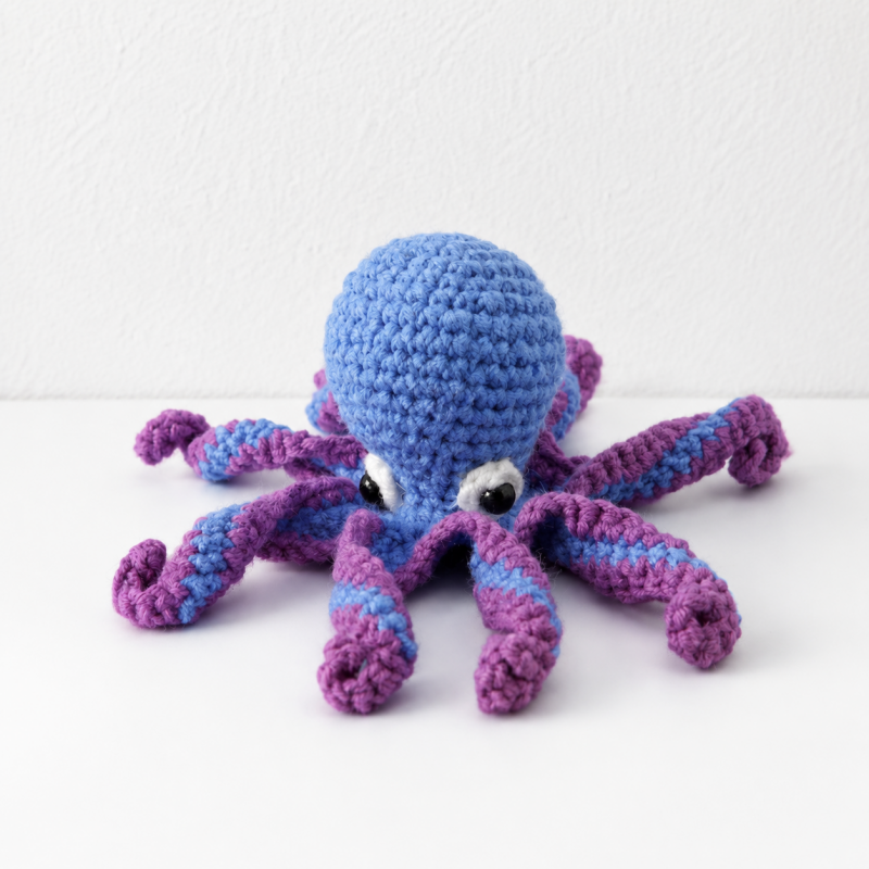 CouldNook Sea Creature Yarn Figure - Assorted Ocean Shapes