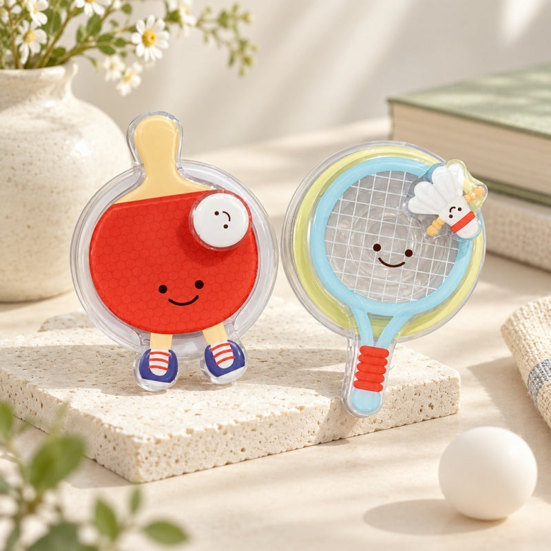 CouldNook Sports Magnetic Phone Stand - Smiling Ball And Racket Designs