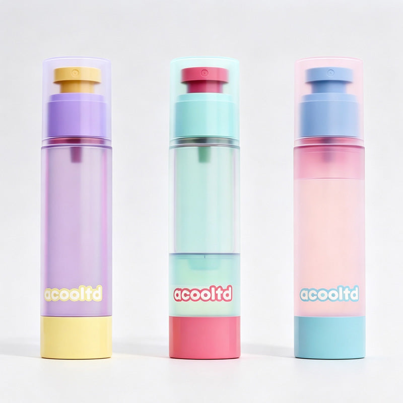CouldNook Vacuum Travel Lotion Bottle - Refillable Press Container