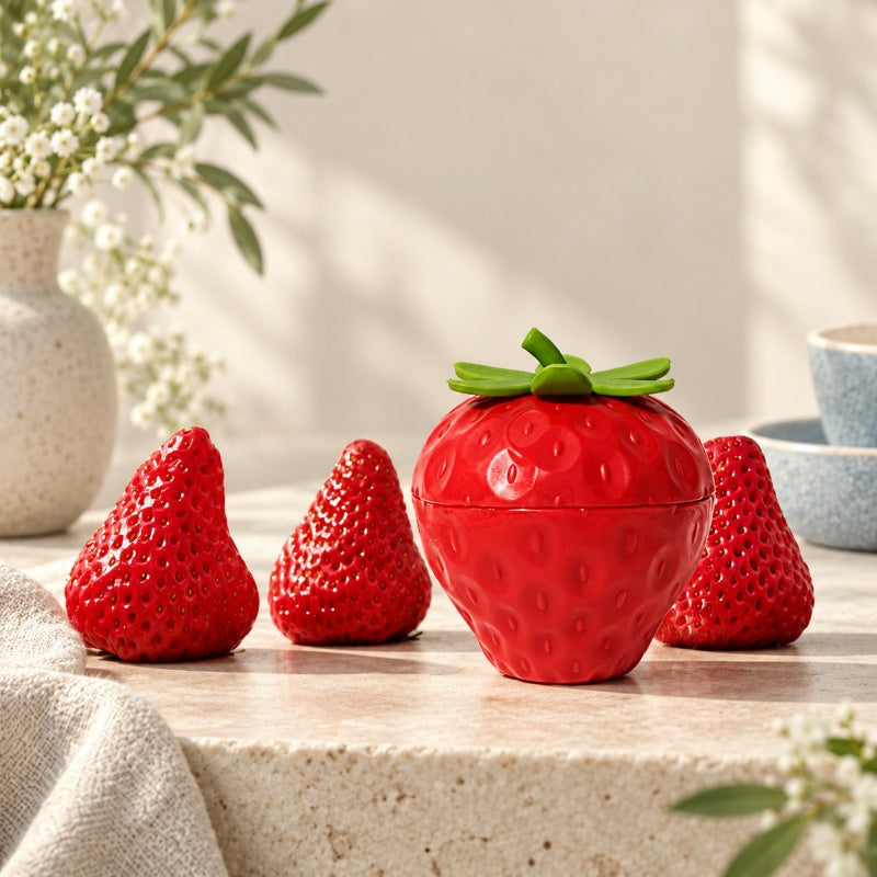CouldNook Strawberry Gel Air Freshener - Leafy Green Crown