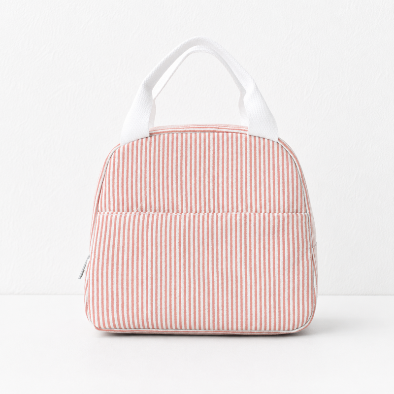 CouldNook Ribbed Lunch Bag - Rounded Top and Front Pocket