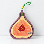 CouldNook Fruit Hand Towel - Sliced Motifs and Hanging Cords