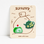 CouldNook Mini Bakery Patch - Bread Cake and Drink Designs