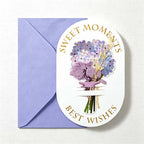 CouldNook Floral Greeting Card - Layered Bouquet And Framed Flower Designs