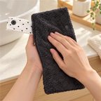 CouldNook Plush Hanging Towel - Soft Sculpted Character Hanging Home Use