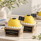 CouldNook Lemon Gel Air Freshener - Textured Yellow Shell