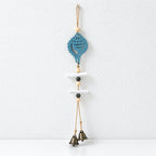CouldNook Sea Animal Wind Chime - Hanging Shapes and Bell Strands