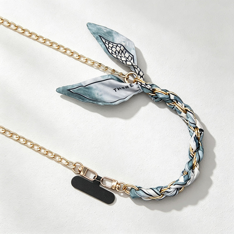 CloudNook Detachable Scarf Phone Chain‑Crossbody Anti‑Lost Lanyard