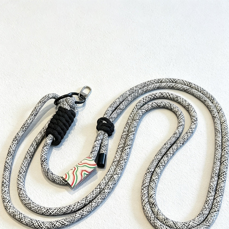 CouldNook Adjustable Braided Phone Strap - Knotted Shoulder Cord