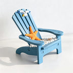 CouldNook Miniature Beach Chair Model - Coastal Sailboat Desktop Decor