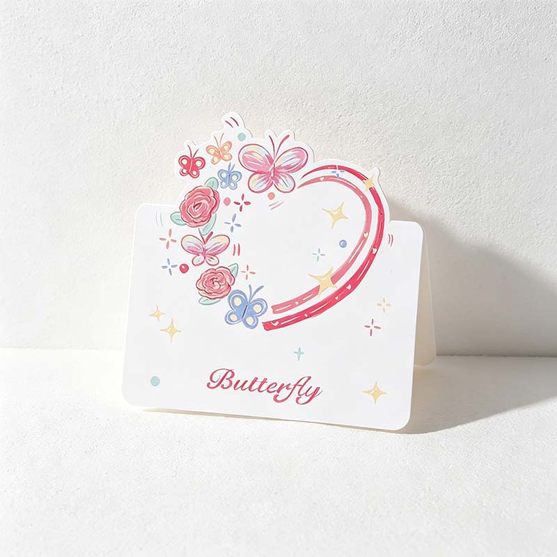 CouldNook Floral Greeting Card - Romantic Motifs In Soft Illustrated Colors