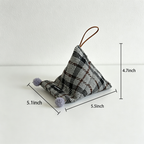 CouldNook Checked Phone Pillow - Soft Desk Stand
