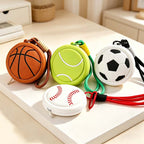 CouldNook Sports Ball Coin Purse - Silicone Keychain Pouch