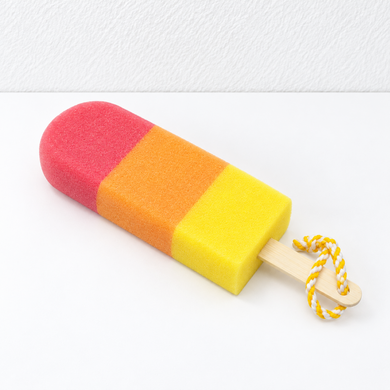 Popsicle Sponge Cup Brush with Hanging Cord