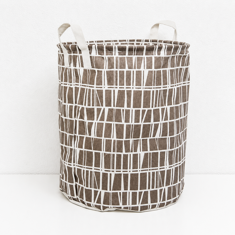 CouldNook Foldable Laundry Hamper - Tall Printed Handle Designs