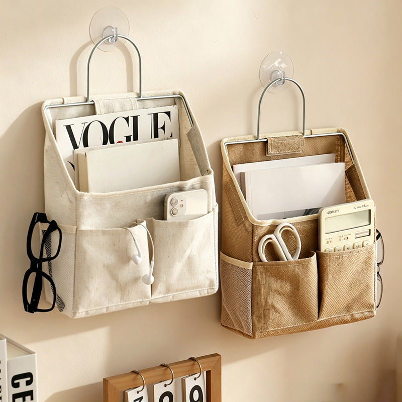 CouldNook Hanging Bedside Organizer - Convenient Two Pocket Formats