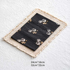 CouldNook Fringed Layered Table Mat - Patterned Styles