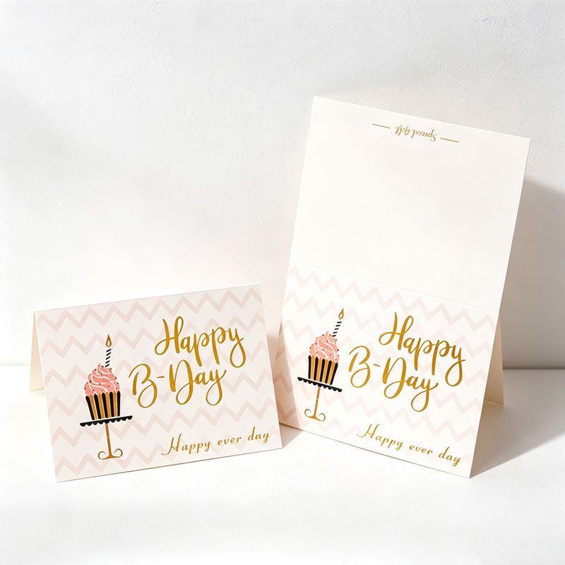 CouldNook Birthday Greeting Card - Pastel Foil Message Designs