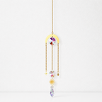 CouldNook Celestial Suncatcher Ornament - Sun Moon and Star Designs
