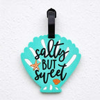 CouldNook Beach Luggage Tag - Playful Shapes and Buckled Strap