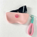 CouldNook Silicone Eyeglass Case - Zip Opening and Textured Wrist Loop