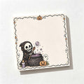 CouldNook Illustrated Halloween Sticky Notes - Ghost Scenes and Decorative Frames