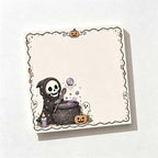 CouldNook Illustrated Halloween Sticky Notes - Ghost Scenes and Decorative Frames